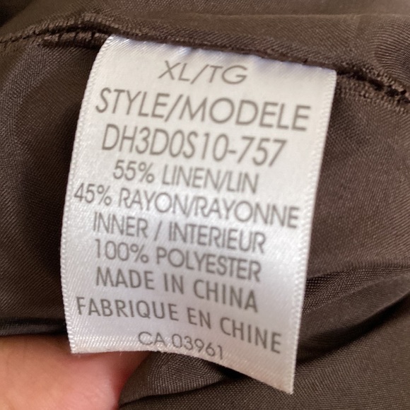 Denver hayes linen blend midi shift dress - Picture 3 of 3